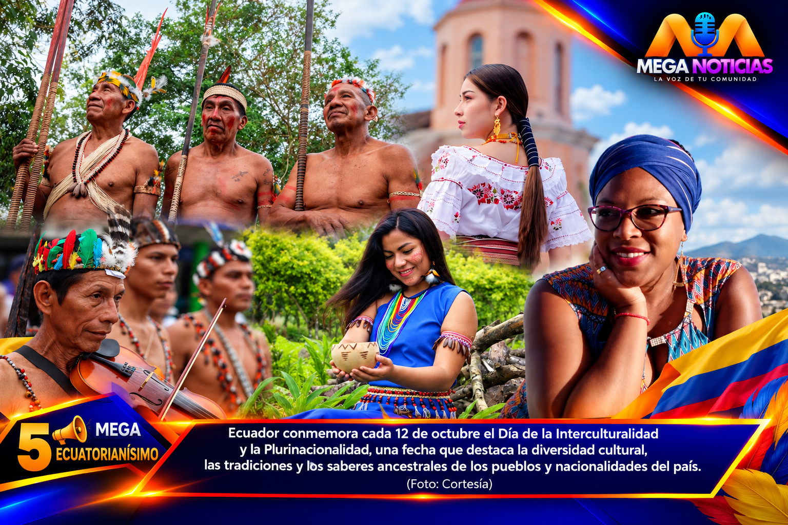 Ecuador conmemora el Día de la Interculturalidad y la Plurinacionalidad resaltando su riqueza cultural.